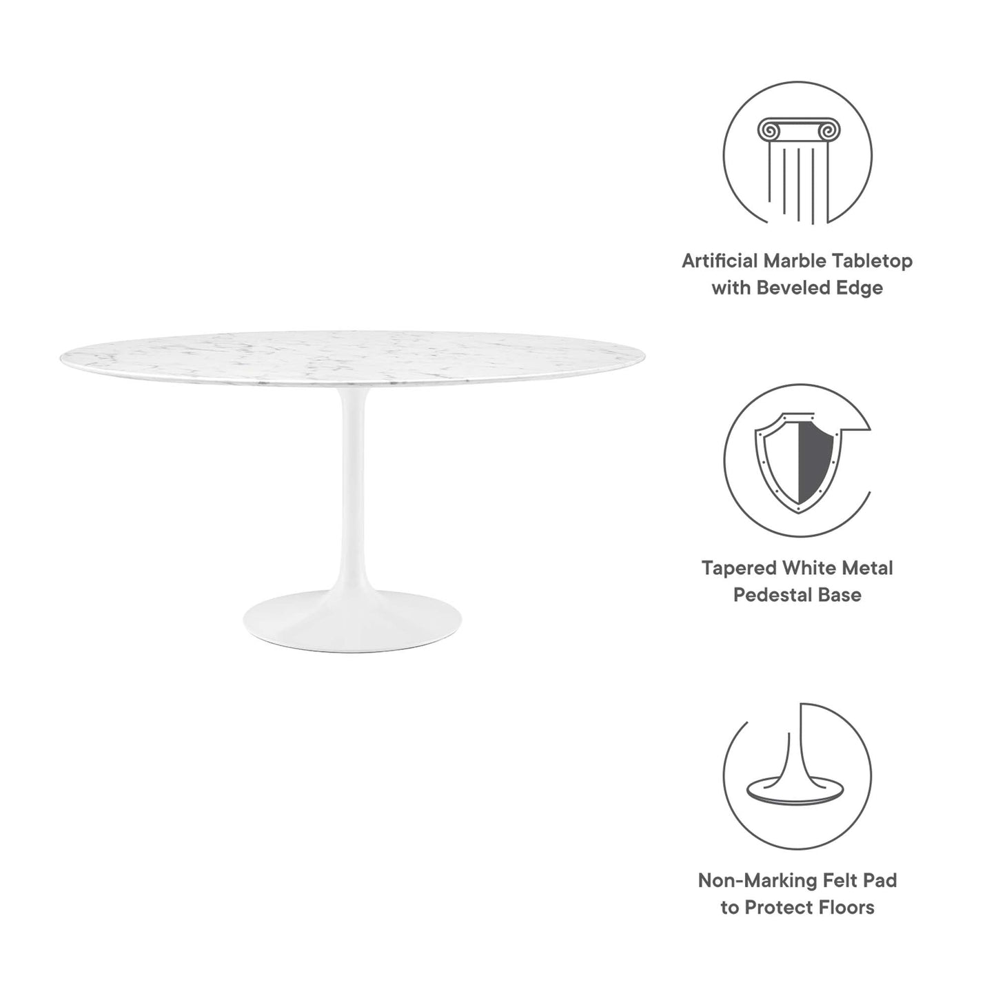 Lippa Round 60" Dining Table
