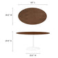 Lippa Oval Wood Dining Table