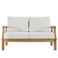 Marina Outdoor Patio Teak Loveseat