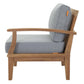 Marina Outdoor Patio Teak Right-Facing Sofa