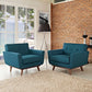 Engage Wood Armchair Set of 2