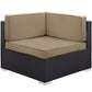 Gather Corner and Middle Outdoor Patio Sectional Set