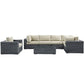 Summon 7 Piece Outdoor Patio Sunbrella® Sectional Set