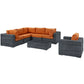 Summon 7 Piece Outdoor Patio Sunbrella® Sectional Set