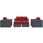 Summon 5 Piece Outdoor Patio Sunbrella® Sectional Set