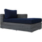 Summon 5 Piece Outdoor Patio Sunbrella® Sectional Set