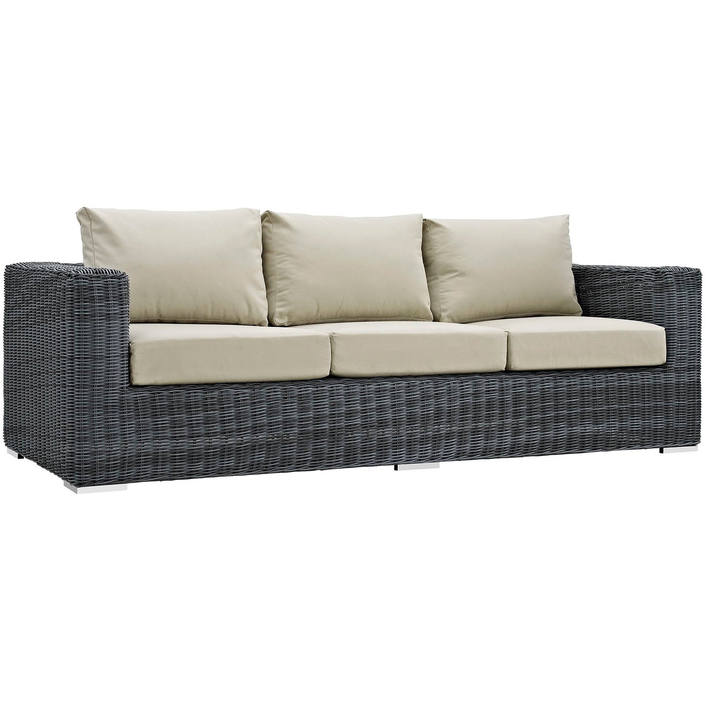 Summon 3 Piece Outdoor Patio Sunbrella® Sectional Set
