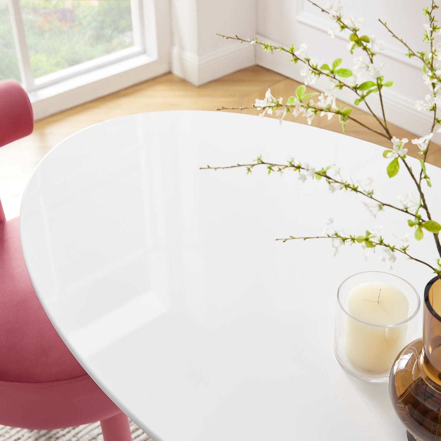 Lippa Oval Wood Dining Table