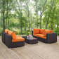 Convene 5 Piece Outdoor Patio Sectional Set