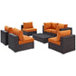 Convene 7 Piece Outdoor Patio Sectional Set
