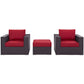 Convene 3 Piece Outdoor Patio Sofa Set