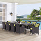 Convene 11 Piece Outdoor Patio Dining Set