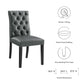 Duchess Button Tufted Vegan Leather Dining Chair