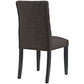 Duchess Button Tufted Fabric Dining Chair