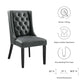Baronet Button Tufted Vegan Leather Dining Chair