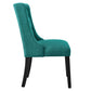 Baronet Button Tufted Fabric Dining Chair