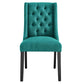 Baronet Button Tufted Fabric Dining Chair