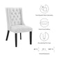 Baronet Button Tufted Fabric Dining Chair