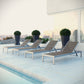 Shore Chaise Outdoor Patio Aluminum Set of 4