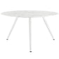 Lippa Round Artificial Marble Dining Table with Tripod Base