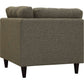 Empress Upholstered Fabric Corner Sofa