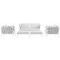 Harmony 5 Piece Outdoor Patio Aluminum Sectional Sofa Set