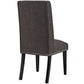 Baron Fabric Dining Chair Set of 2