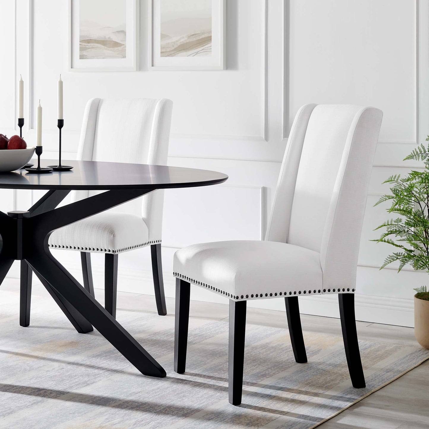 Baron Fabric Dining Chair Set of 2