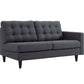 Empress 2 Piece Upholstered Fabric Left Facing Bumper Sectional