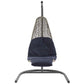 Landscape Hanging Chaise Lounge Outdoor Patio Swing Chair
