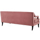 Concur Button Tufted Performance Velvet Sofa