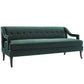 Concur Button Tufted Performance Velvet Sofa