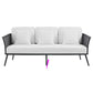 Stance Outdoor Patio Aluminum Sofa