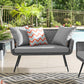 Endeavor Outdoor Patio Wicker Rattan Loveseat