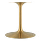 Lippa Oval Artificial Marble Dining Table
