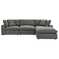 Commix 4 Piece Down Filled Overstuffed Sectional Sofa Set