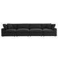 Commix 4 Piece Down Filled Overstuffed Sectional Sofa Set