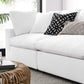 Commix 4 Piece Down Filled Overstuffed Sectional Sofa Set