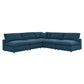 Commix 5-Piece Down Filled Overstuffed Armless Sectional Sofa