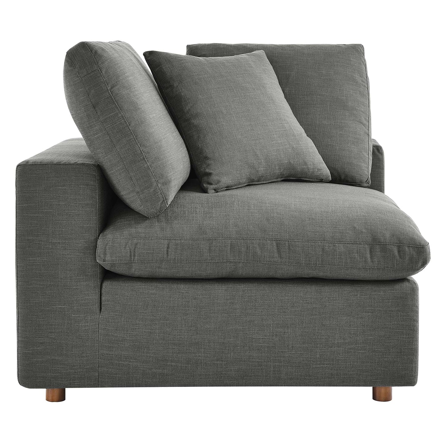 Commix 5-Piece Down Filled Overstuffed Armless Sectional Sofa