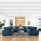 Commix 8-Piece Down Filled Overstuffed Sectional Sofa