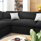 Commix 8-Piece Down Filled Overstuffed Sectional Sofa