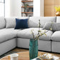 Commix 8-Piece Down Filled Overstuffed Sectional Sofa
