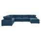Commix 7-Piece Down Filled Overstuffed Sectional Sofa