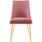 Viscount Modern Accent Performance Velvet Dining Chair