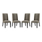 Baron Dining Chair Fabric Set of 4