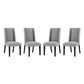 Baron Dining Chair Fabric Set of 4