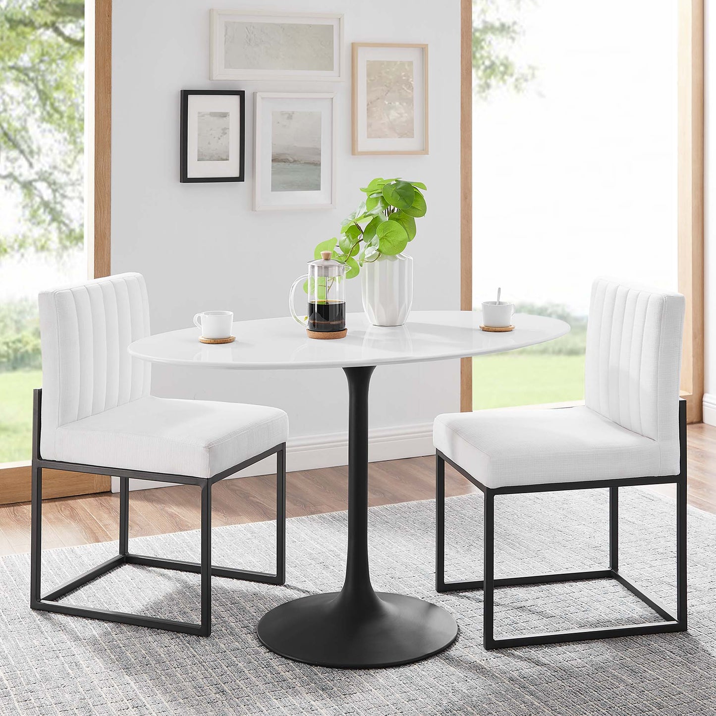 Lippa Oval Wood Dining Table