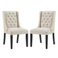 Baronet Dining Chair Fabric Set of 2