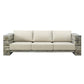 Manteo Rustic Coastal Outdoor Patio Sunbrella®  Sofa